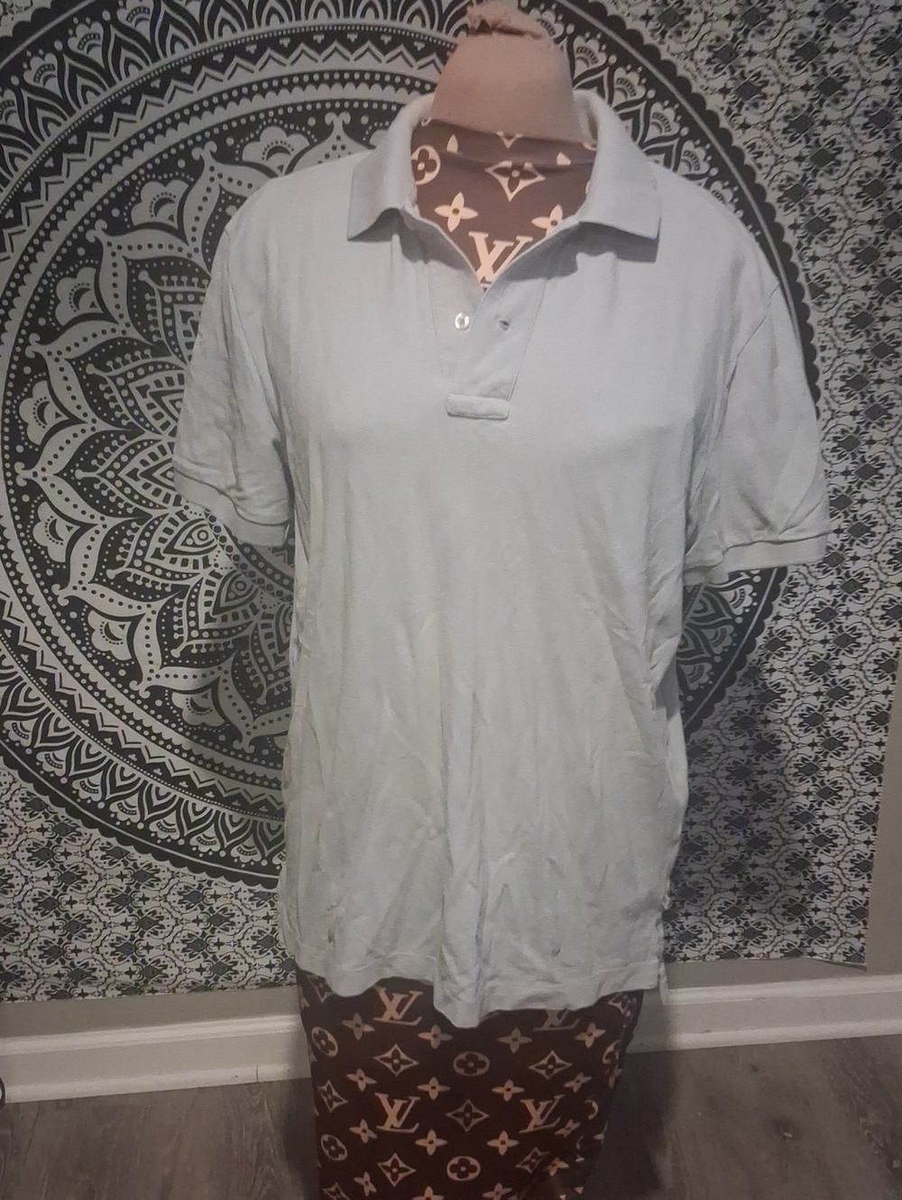 GAP Light Blue Short-Sleeve Polo Shirt
